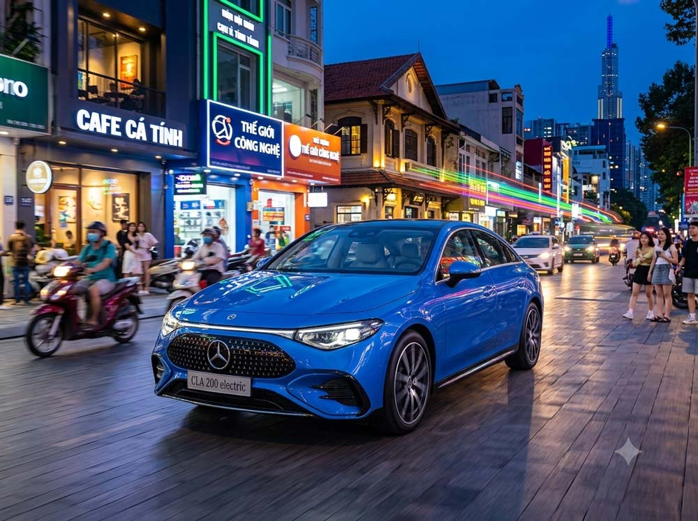 Mercedes-Benz CLA 200 Electric Thực Tế Có Gì Ấn Tượng?