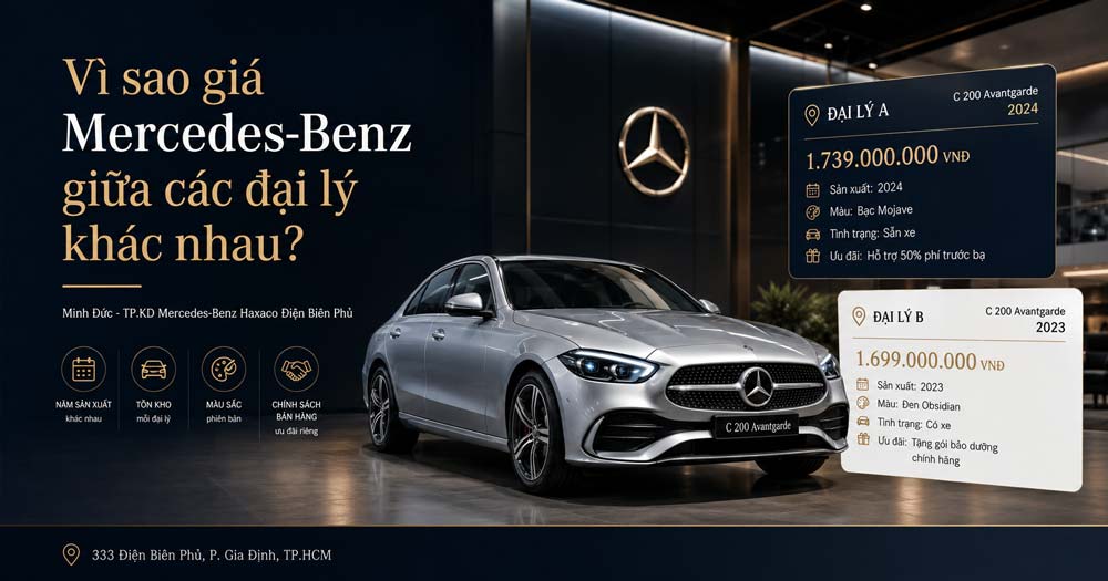 Vì Sao Giá Xe Mercedes-Benz Giữa Các Showroom Khác Nhau?