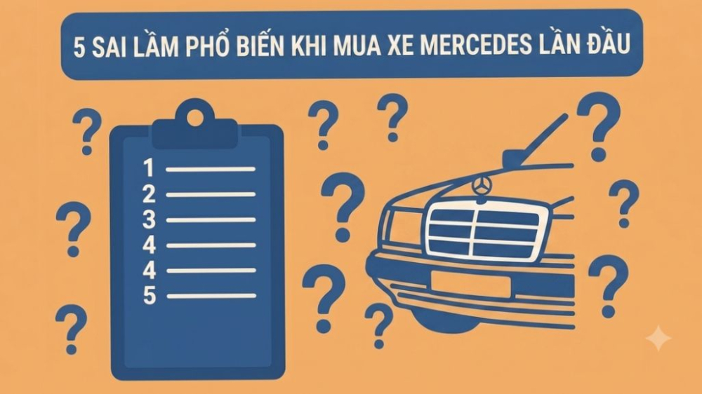 5 Sai Lầm Khách Hàng Thường Mắc Khi Mua Mercedes Lần Đầu